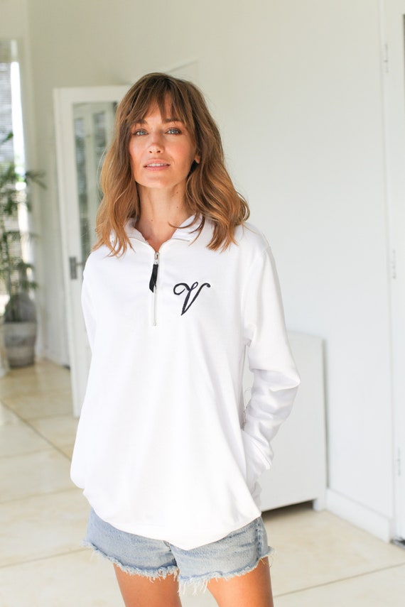 Monogram quarter cheap zip