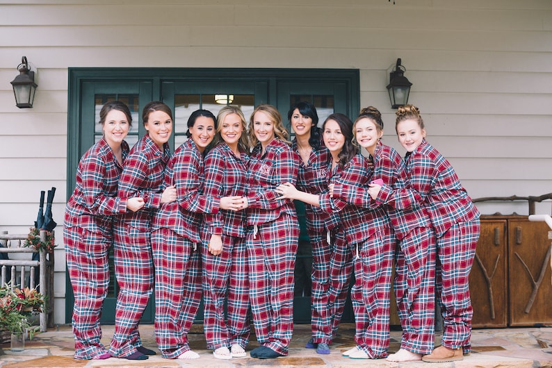 Bridesmaid pajamas, Bridesmaid PJ, Bridesmaid pajama set, Bridesmaid pajama short set, Bridesmaid Pajama pant set, Bridesmaid PJ set, sets image 5