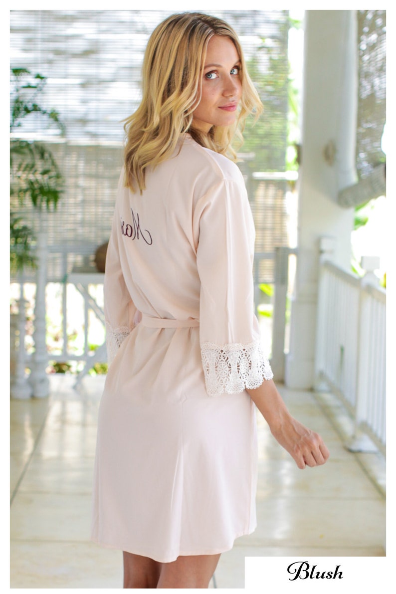 Bridesmaid Robes Bridesmaid Lace Robes Lace Bridal Robes Etsy