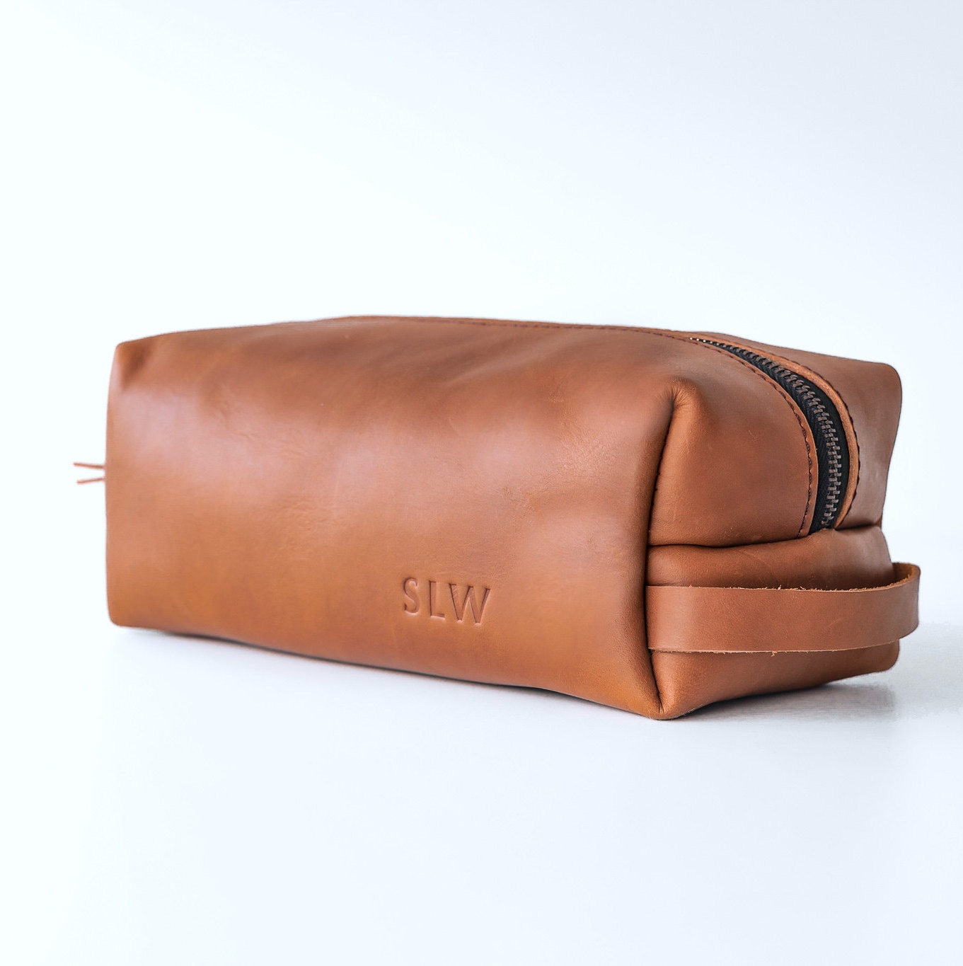 Personalized Leather Dopp Kit