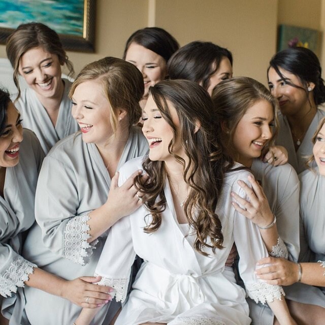 set of 6 bridesmaid robes