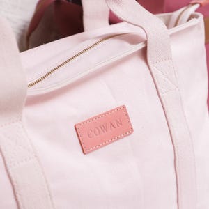 Personalized Bridal Tote Bag, Bridesmaid Tote Bag, Maid of Honor Tote Bag, Monogrammed Tote Bags Baby Pink