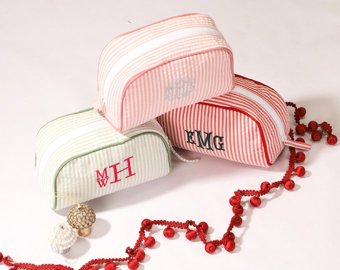 Bridesmaid Makeup Bags, Personalized Cosmetic Bags, Bridesmaid Proposal Gifts, Make up Bag