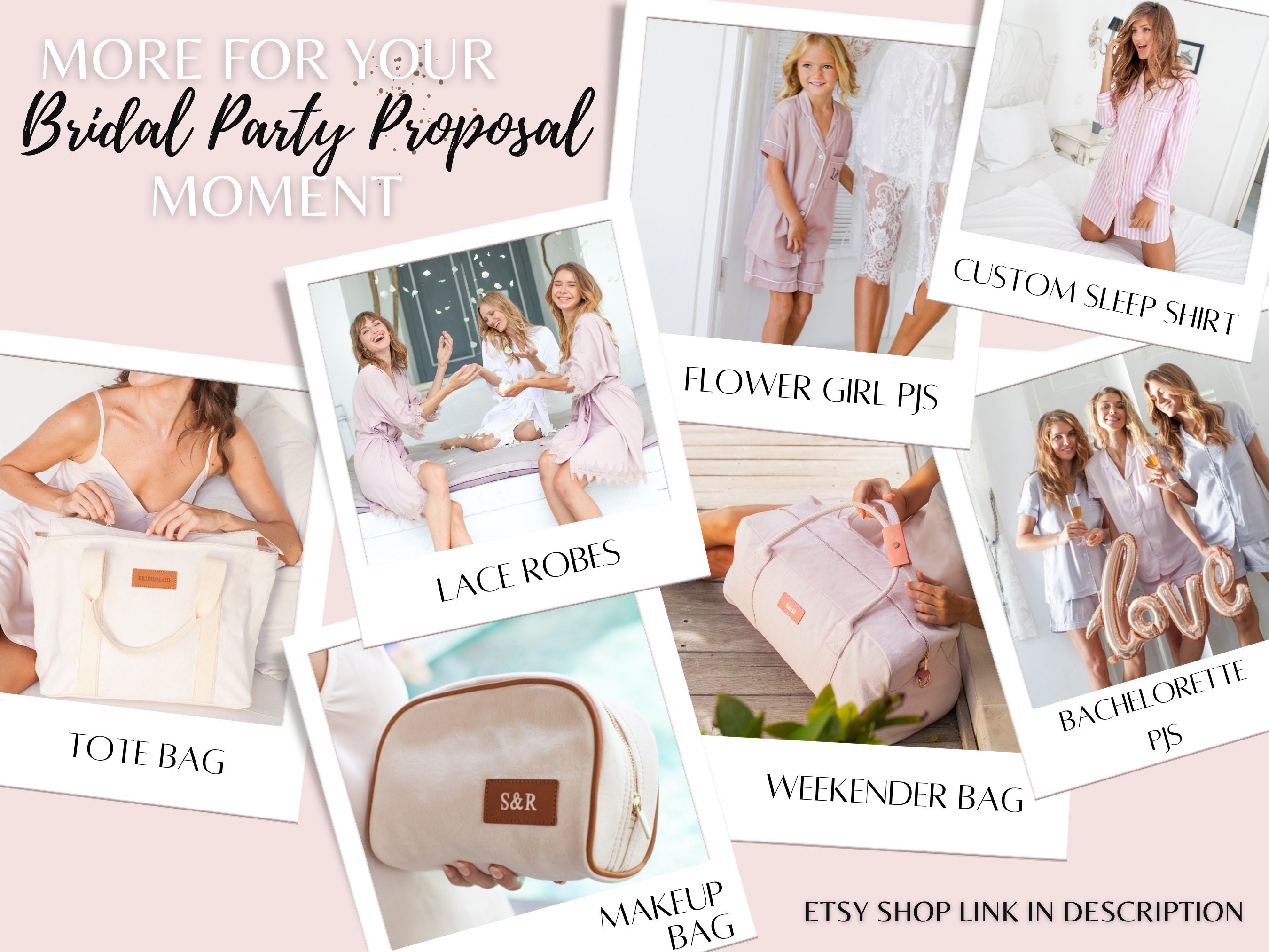 Bridesmaid Proposal Monogrammed Cosmetic Bag Gift for her Personalized Makeup Bag For Bridesmaids Gift Christmas Gift Bridal Gift