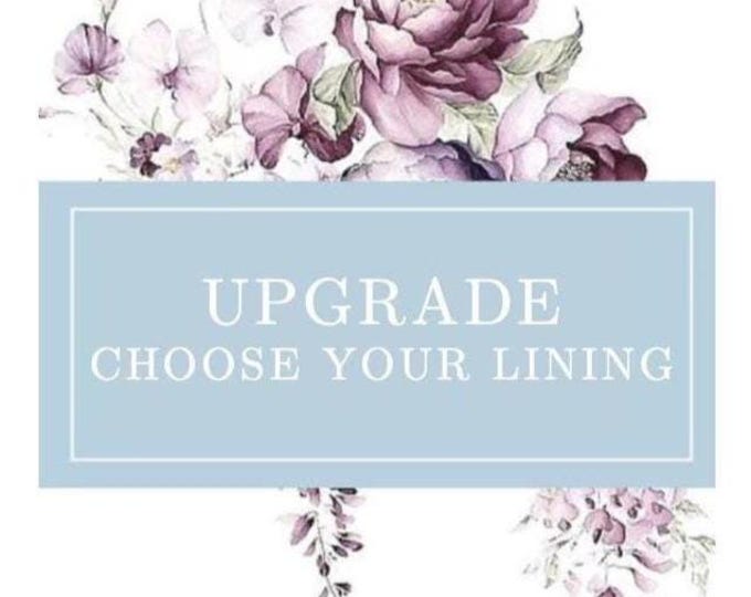 UPGRADE - Choose Your Bag Lining