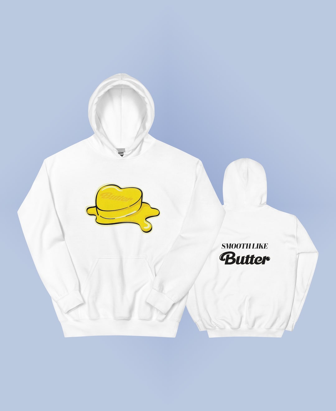 BTS Butter Hoodie Merch Oversized Streetwear Etsy