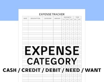 Pet Expense Tracker Printable Pet Spending Log Dog (Instant Download ...