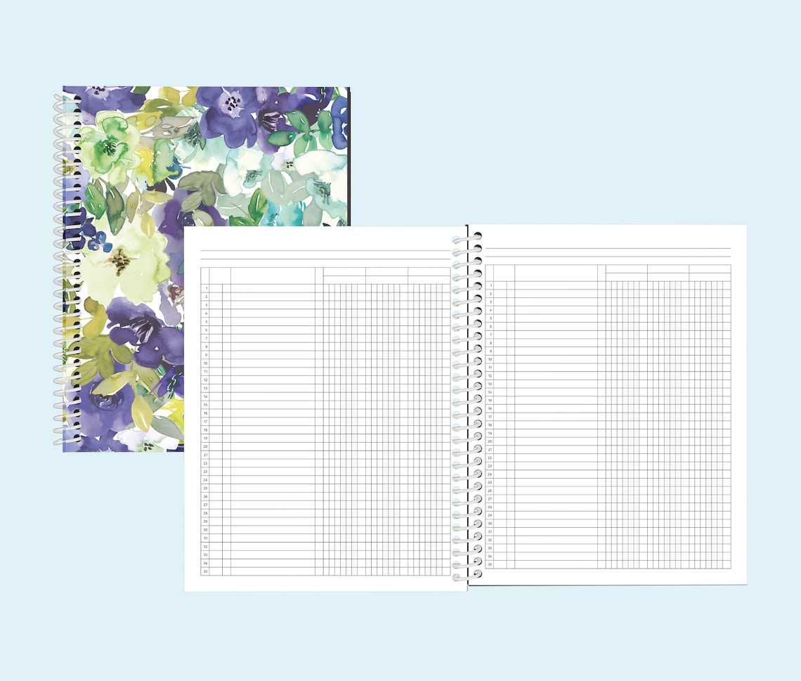 Accounting Ledger Book 3 Column Printable Pdf Inserts Digital File ...