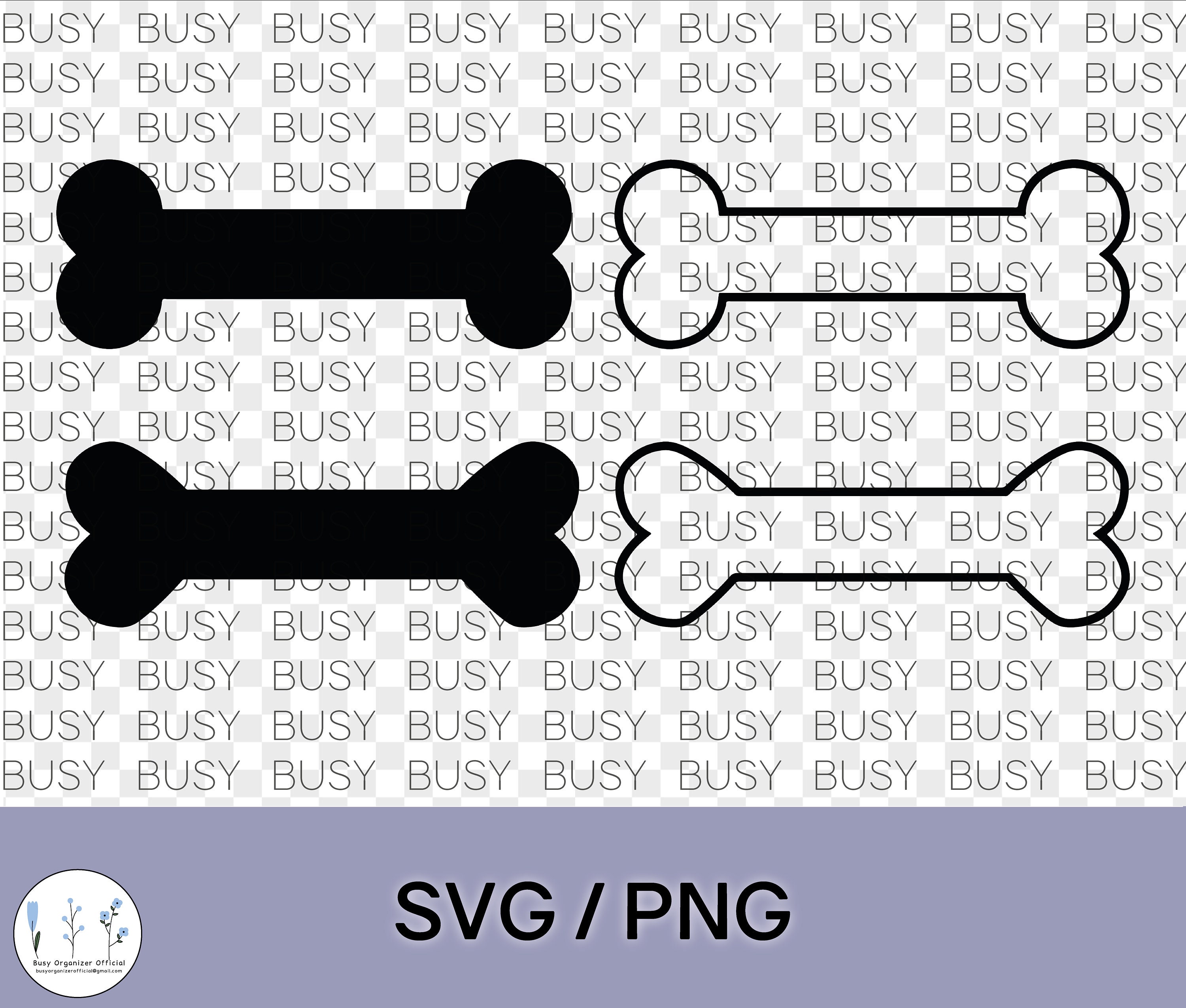 Hund Knochen Svg Dateien Umriss Silhouette Png Clipart Bundle Etsy