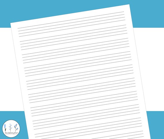 4 lines writing paper for kids grade 1 printable handwriting etsy canada