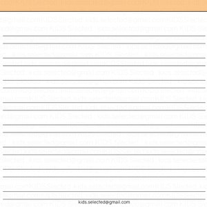 Handwriting Without Tears Paper Printable Instant Download Digital ...
