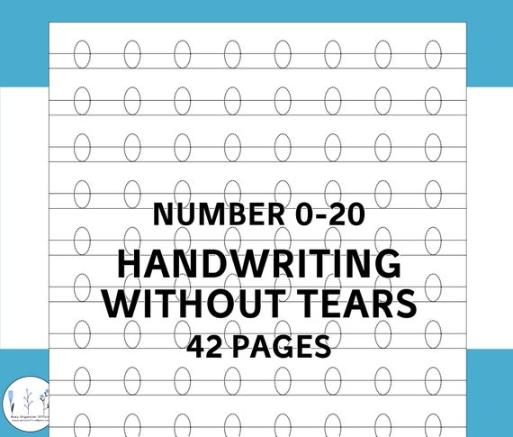 Handwriting Without Tears® Style Letter Practice Pages