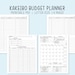 Kakeibo Budget Planner Printable Pdf Inserts Digital File Instant Download Simple Undated ...