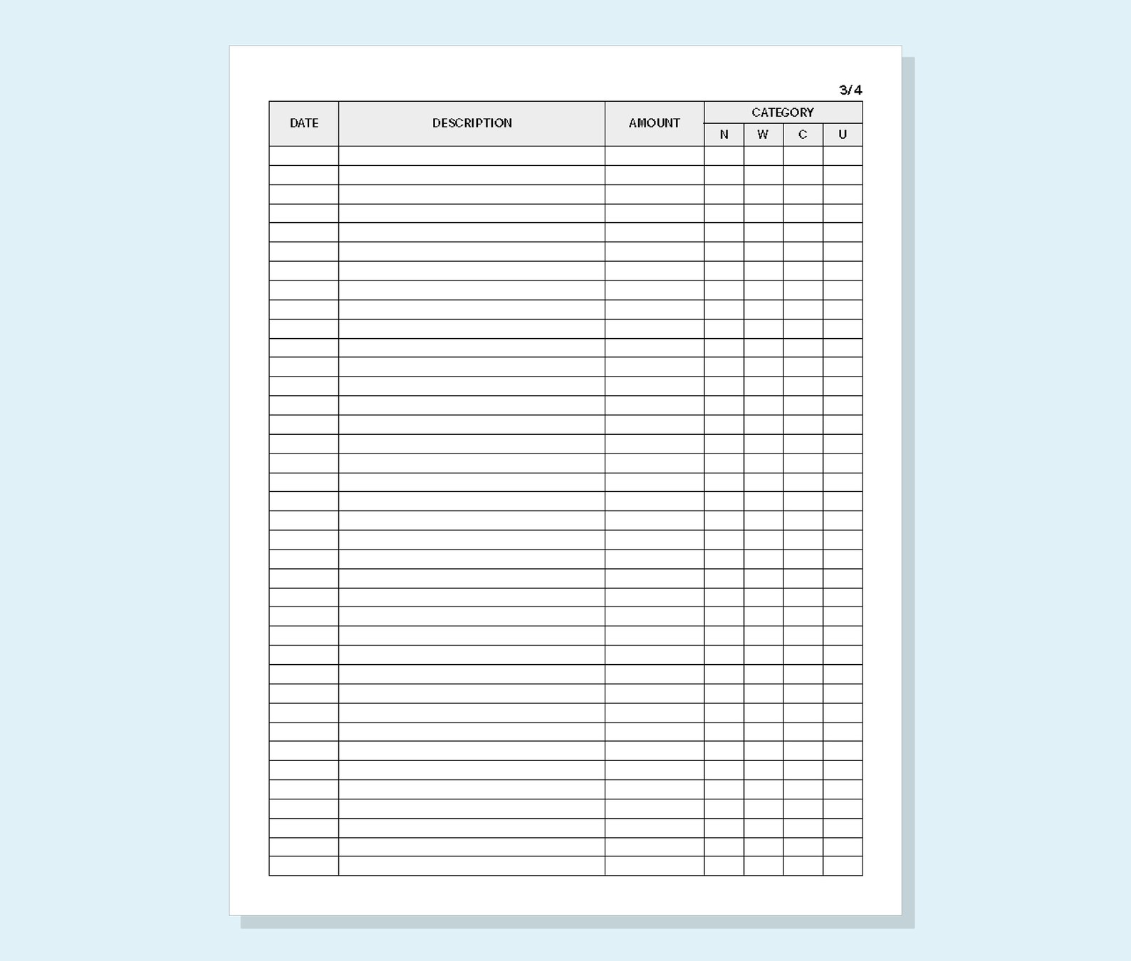 Kakeibo Budget Planner Printable Pdf Inserts Digital File Instant Download Simple Undated ...
