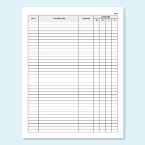 Kakeibo Budget Planner Printable Pdf Inserts Digital File Instant Download Simple Undated ...