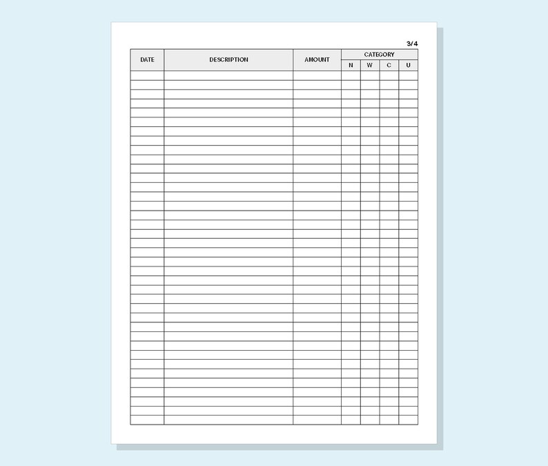 Kakeibo Budget Planner Printable Pdf Inserts Digital File - Etsy