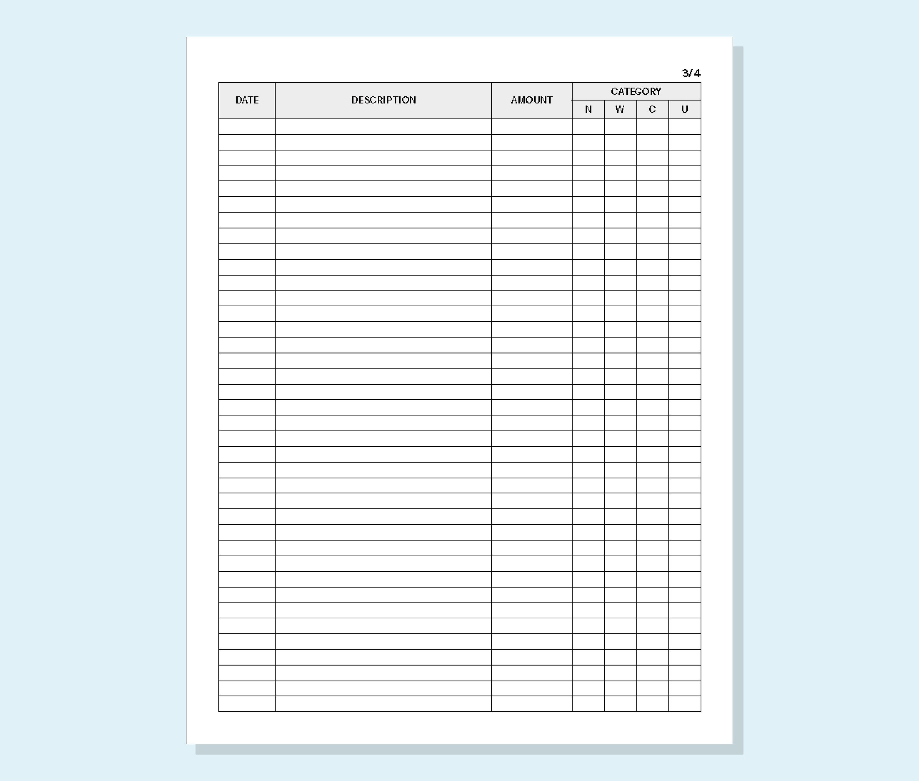 Kakeibo Budget Planner Printable Pdf Inserts Digital File Instant Download  Simple Undated Template for Budget Planner and Expense Organizer -   Sweden