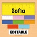 Editable Name Tags for Kids Printable Student Desk Name Plate Label ...