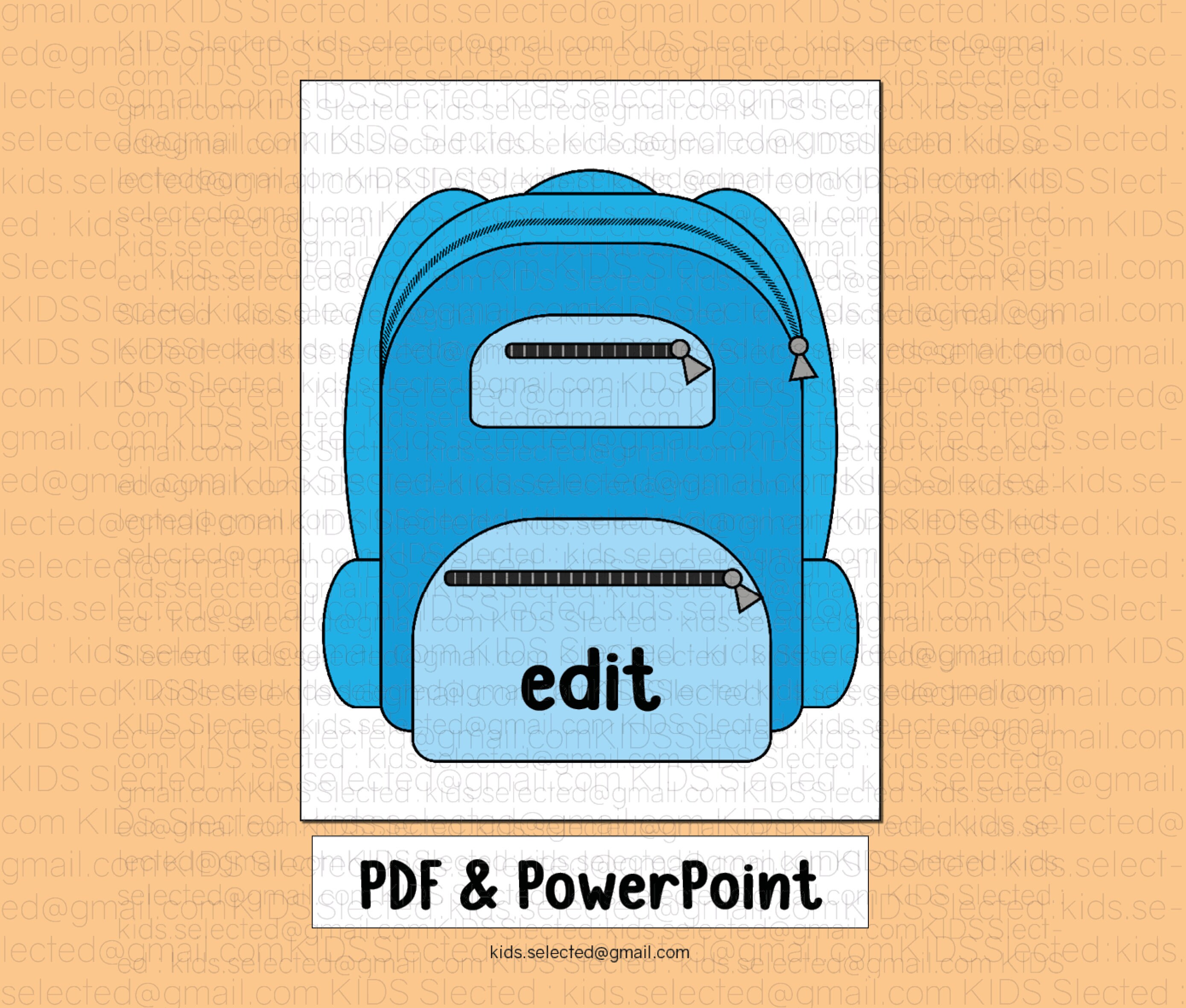 Editable Name Tags For Kids Printable Student Desk Name Plate Label 
