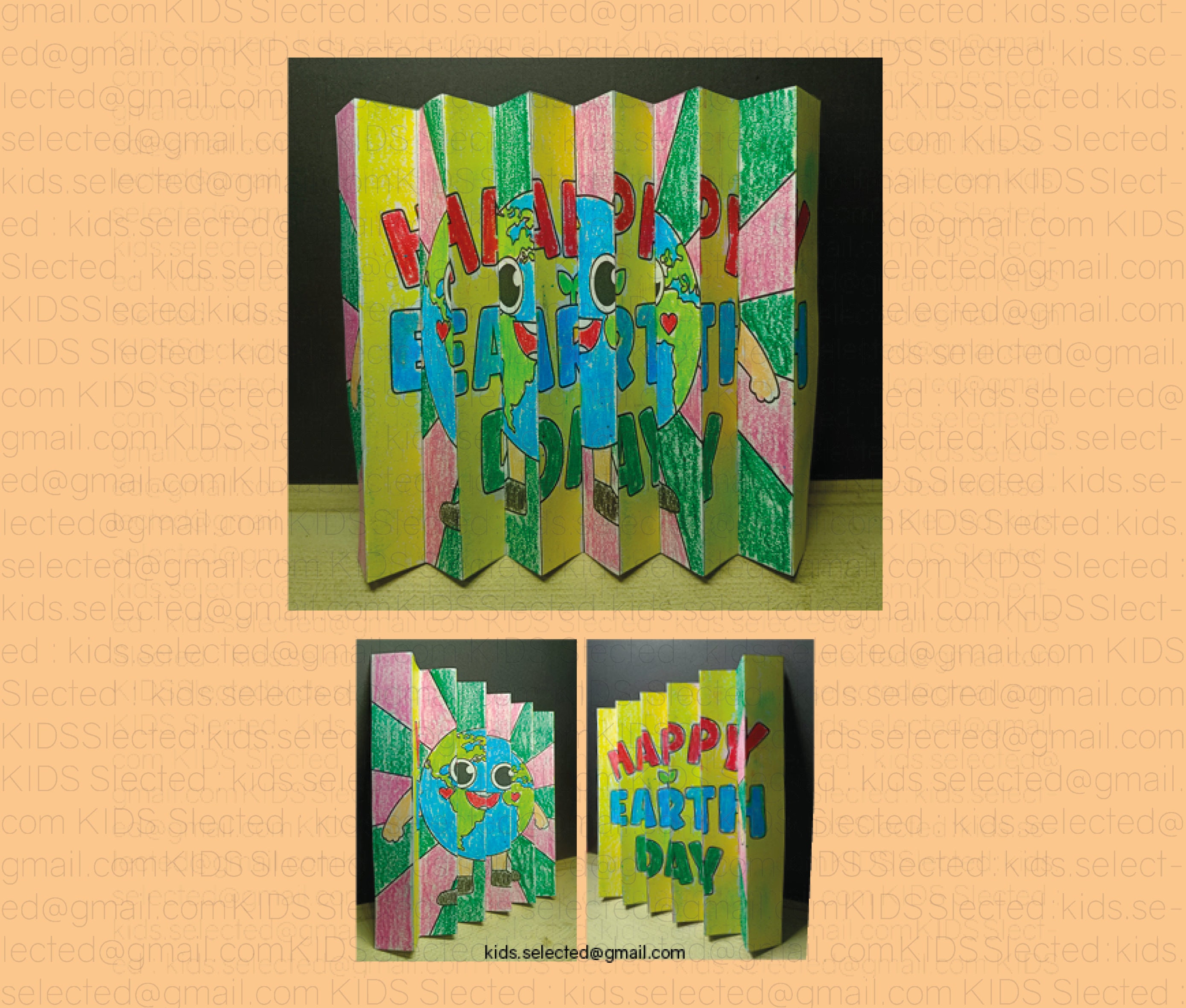 Earth Day Bulletin Board Agamograph Craft 3D Coloring Pages Activities ...