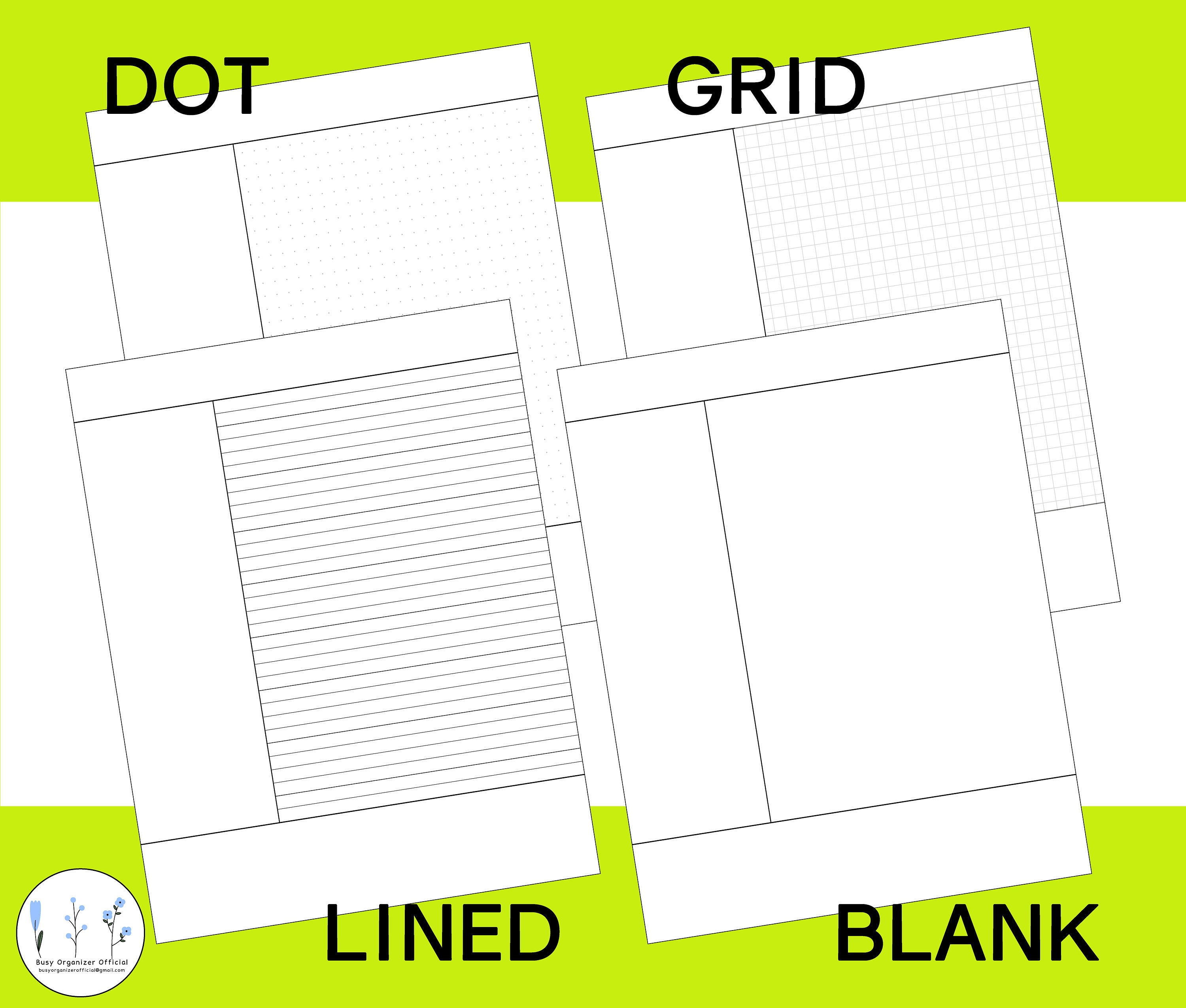 Cornell Notes Method Paper Printable Pdf Digital Instant Download Lined ...