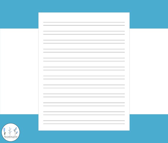 handwriting without tears paper printable instant download etsy