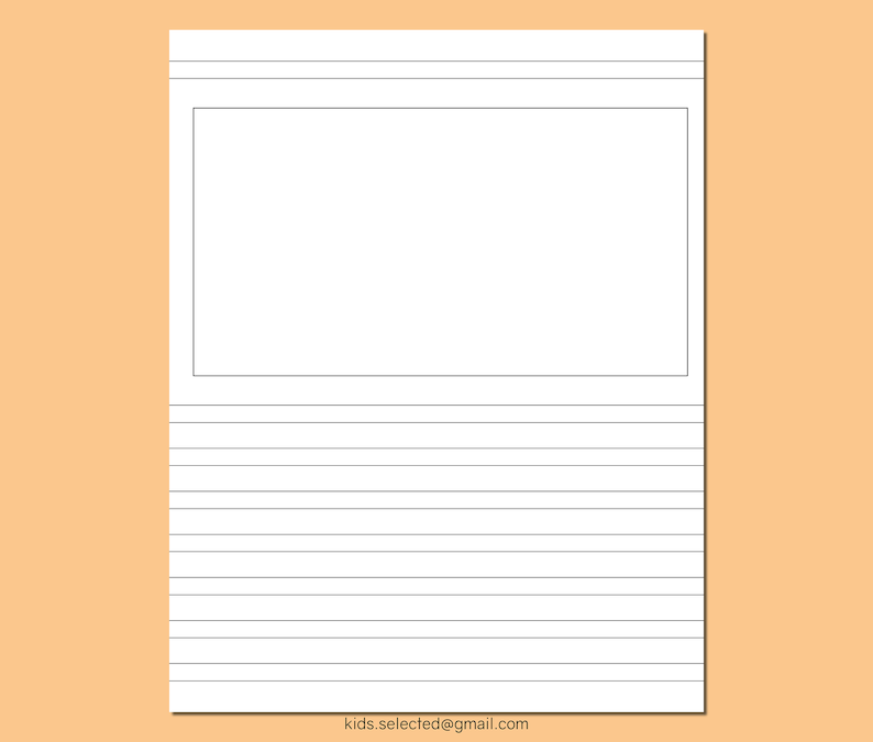 Handwriting Without Tears Paper Narrow Lines Printable Instant Download