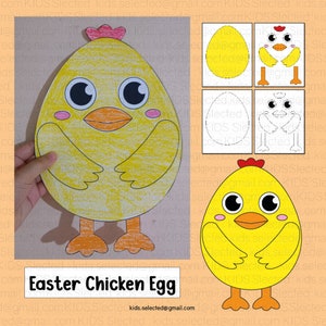 Easter Bunny Craft Bulletin Board Egg Coloring Pages Activities Cut and Paste Printable Paper Art Projects