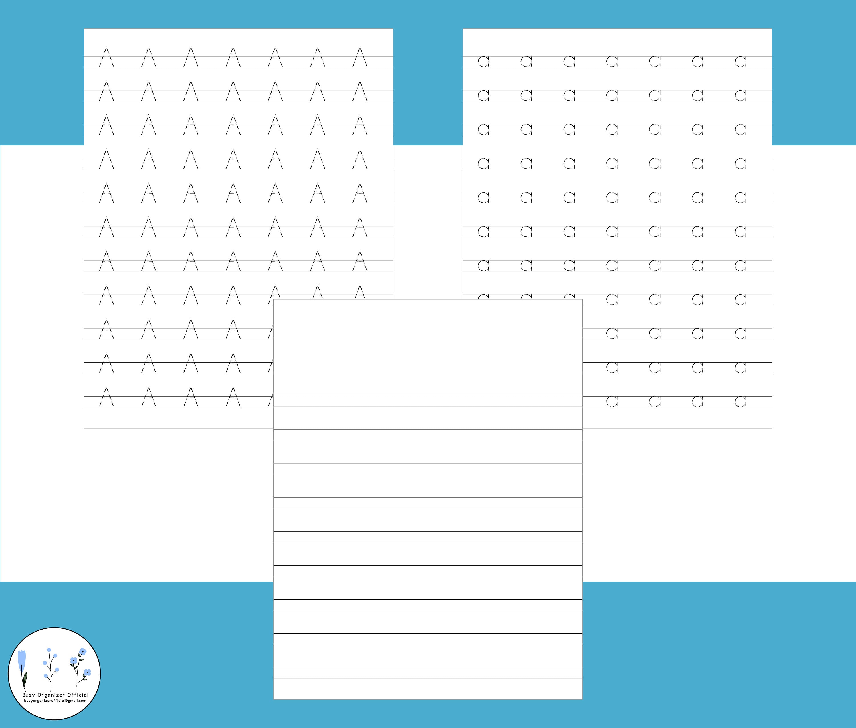 Handwriting Without Tears Paper Printable Printable Templates