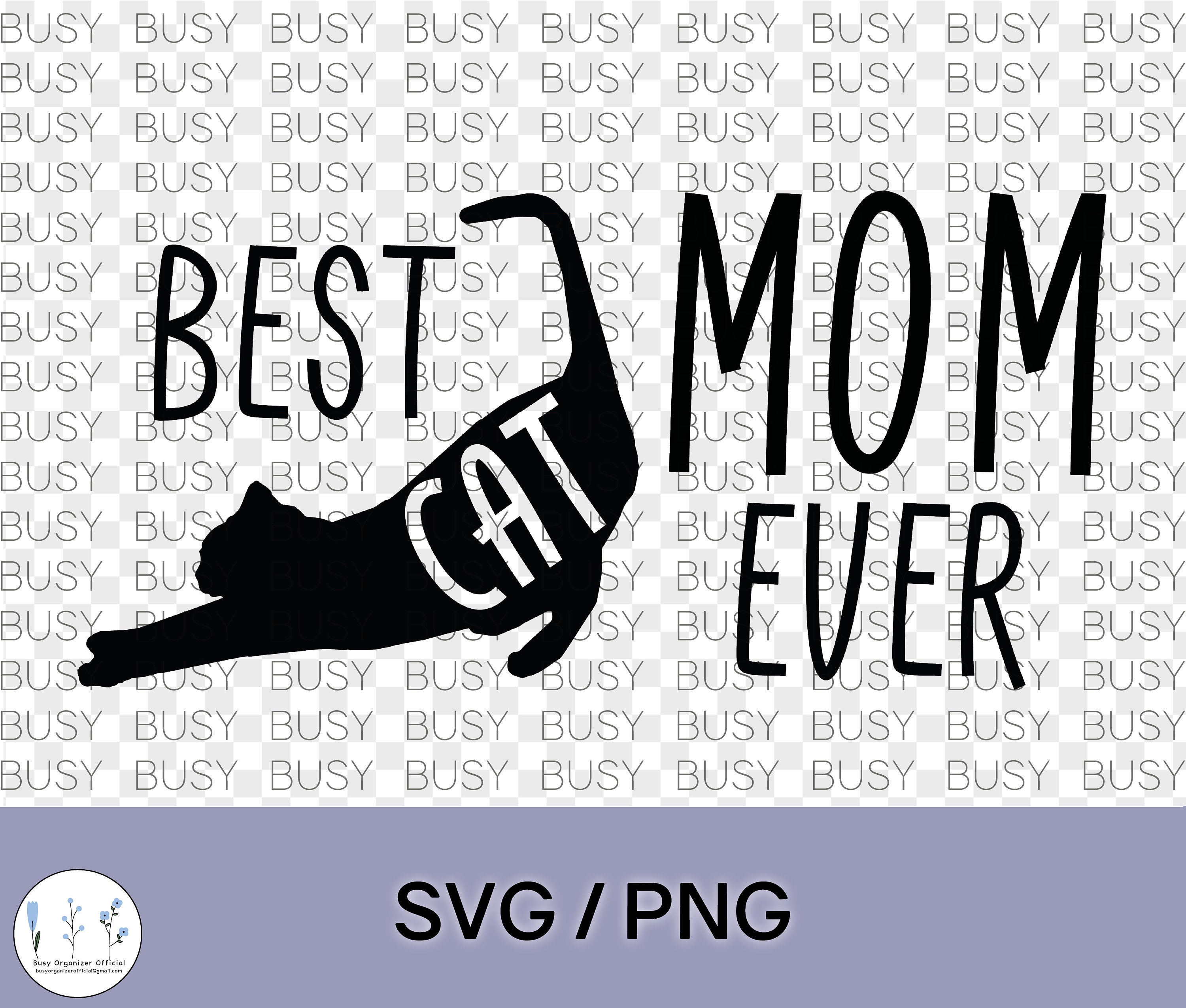 Best Cat Mom Ever Svg Png Clipart Digital File Téléchargement | Etsy