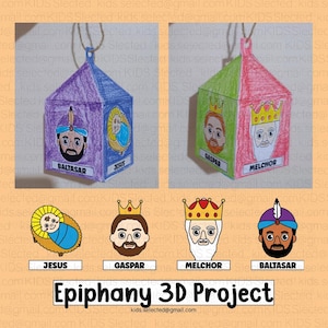 Three Kings Day Craft Epiphany Activities Kindergarten 3 Wise Men Writing Projects Paper DIY for Kids Kindergarten