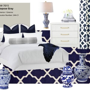 Online Interior Decorating: eDesign, Virtual Interior Decorator, Interior Design Service, 1 Room Design Plan
