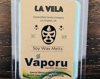 Vaporu ~ Vick&#39;s Vaporub-Like Soy Wax Melts ~ Soothing and Reviving ~ Handcrafted Soy Melts