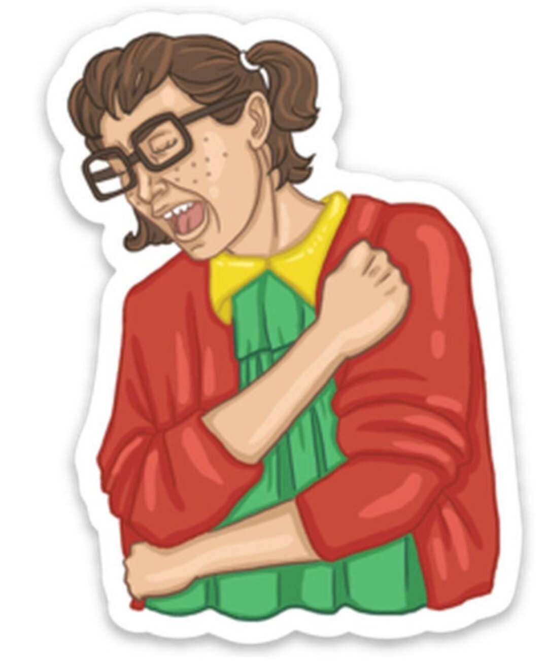 CHILINDRINA Chilindrina El Chavo Sticker Premium Die Cut Etsy