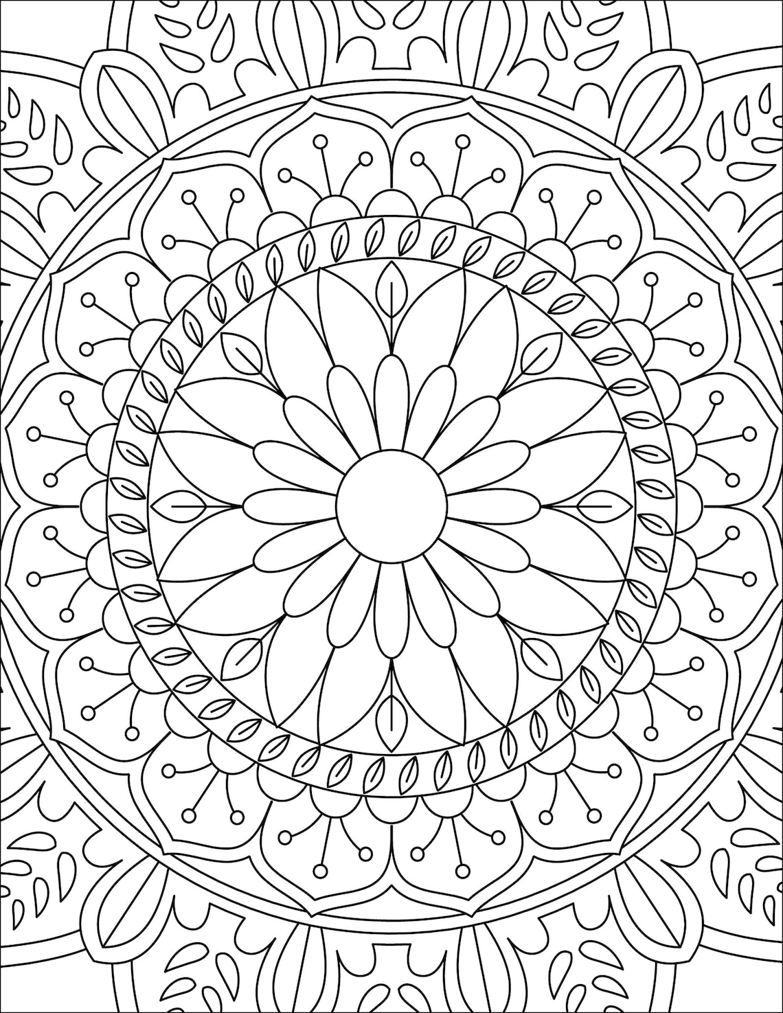Basic Mandala Coloring Pages - Il 1140xN.3019153794 K6h2 