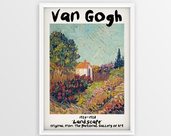 van gogh Landschaft Ausstellung Poster Wand Kunst Wohnkultur digitaler Download sofort druckbar