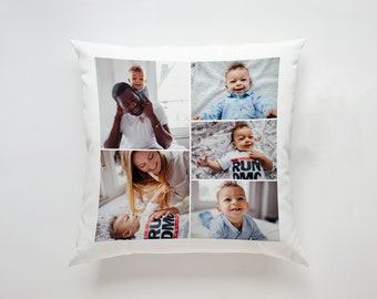 Photo cushion | Etsy Personalised Pillow Case Collage
