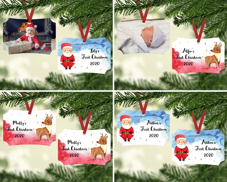 personalised baby 1st christmas