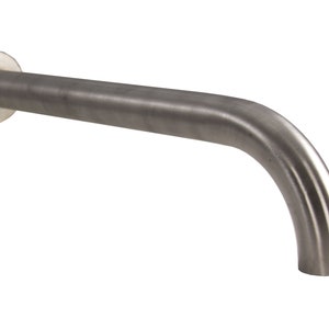 York 16" Shower Tub & Sink Spout - Brushed Stainless Steel