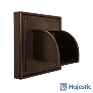 Marcello Square Pool & Fountain Water Feature Scupper Spout -  Musket Brown