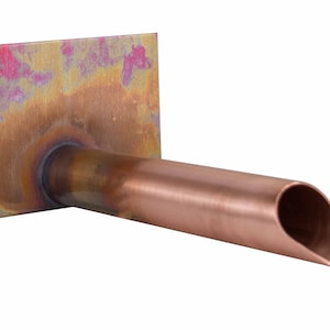 Waldorf 2&quot; Round Roof Drainage Scupper - Copper