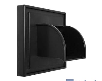 Marcello Square Pool & Fountain Water Feature Scupper Spout-  Midnight Black