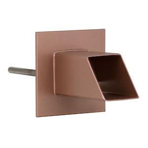 Gallant-masker met wateruitloop van 2 inch - koperstijl