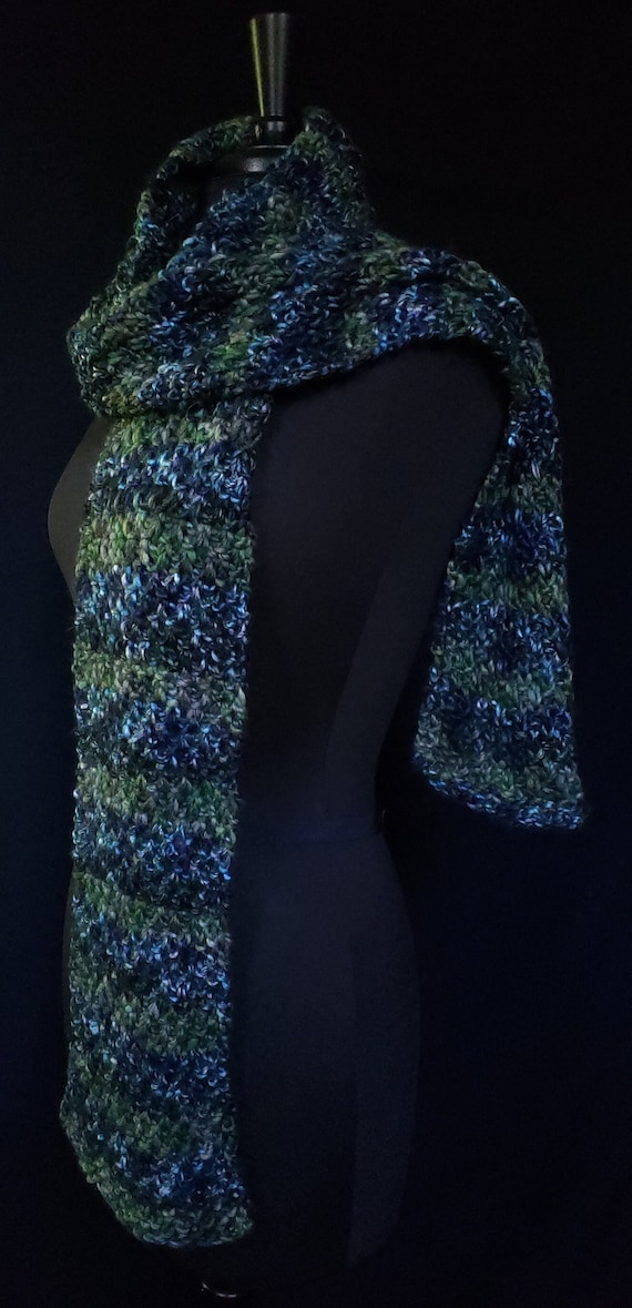 Coorie Scarf - Water Grasses - Wool