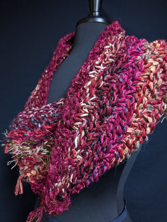 The Ceilidh Dancers Scarf - Peat Fires - Assorted yarns