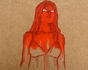 Carrie Clear Sticker