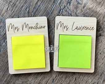 Teacher Gift | End of year Teacher Gift | Christmas Gift | Gift from Student | Sticky Note Holder | Custom Teacher Gift