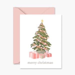 Joyeux Noël carte de vœux | Fleurs | Carte de voeux simple | de voeux pour les fêtes de Noël | Terreux Tendance