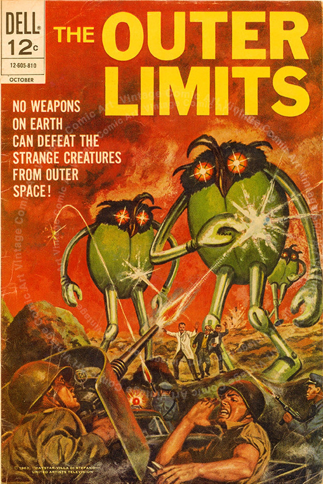 Outer Limits 17 Vintage Comic Book Cover Art - Etsy