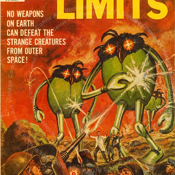 Outer Limits #17 Vintage Comic Book Cover Art